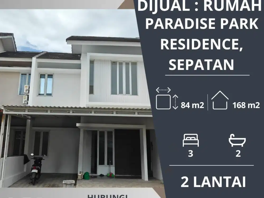 DIJUAL: Rumah di Perum Paradise Park Residence, Sepatan, Tangerang (Sudah Renovasi)