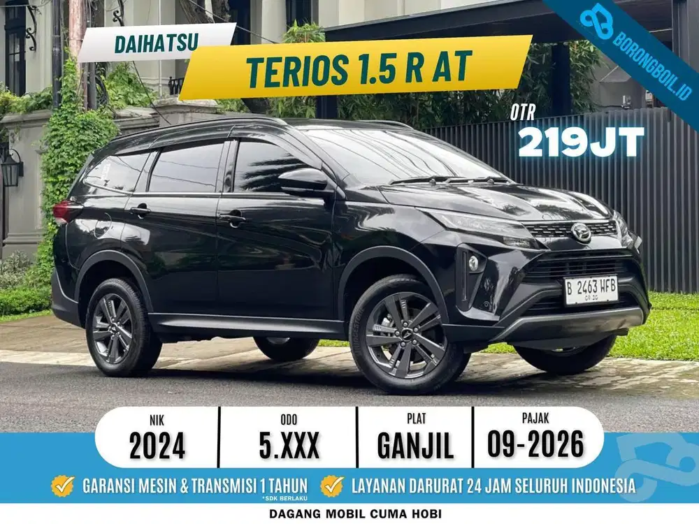 Daihatsu Terios 1.5 R AT 2023/2014 KM 5rb Perak! | Rush