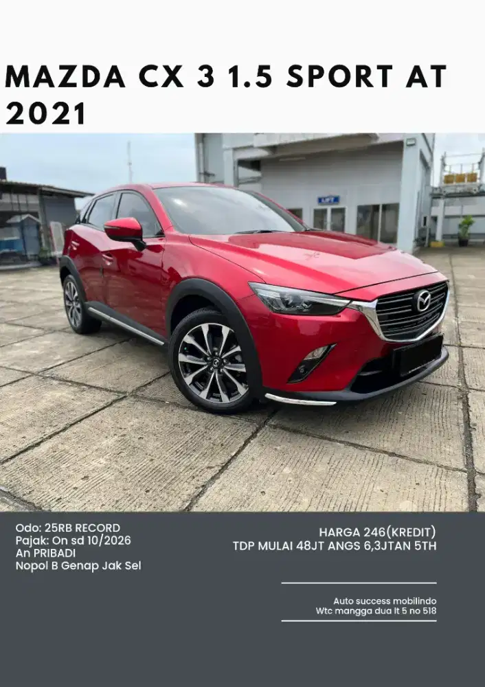Mazda CX3 1.5 Sport SkyactiveG 4x2 At 2021