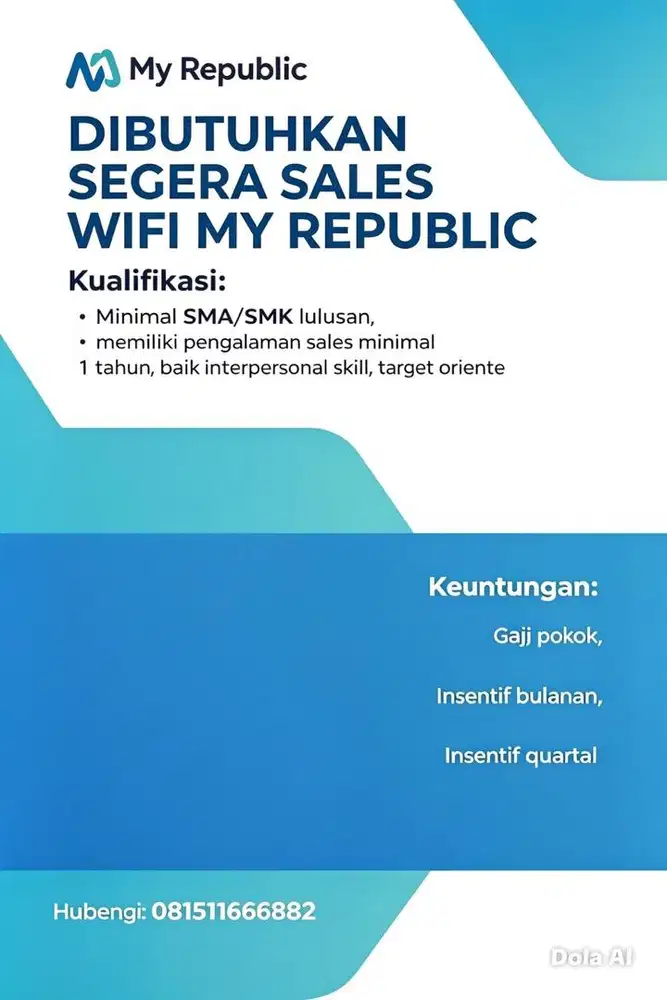 dibutuhkan segera sales marketing