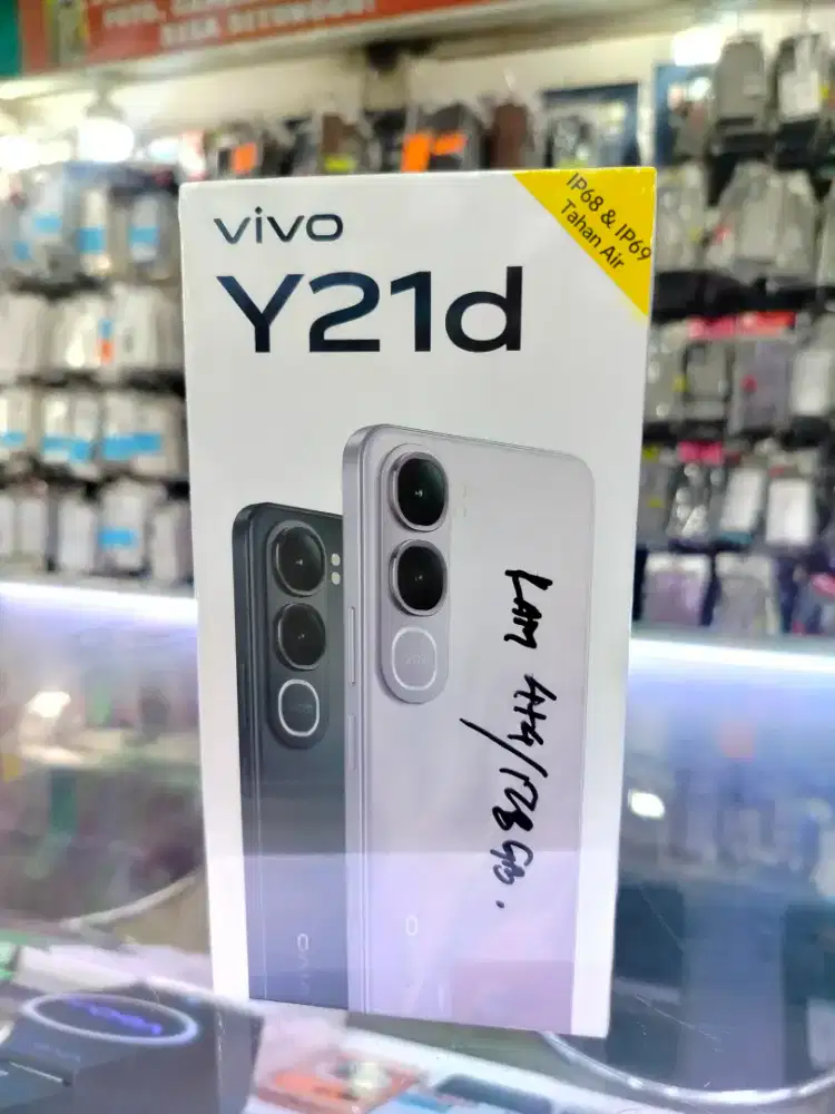Vivo Y21D Ram 4+4GB Rom 128GB New Grs Resmi Promo Cash dan Kredit