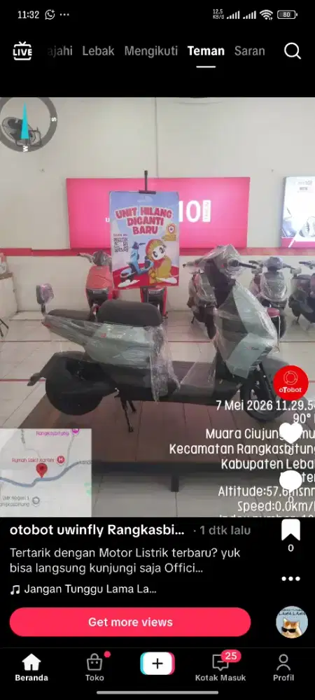 Dijual sepeda listrik dan motor listrik cash credit