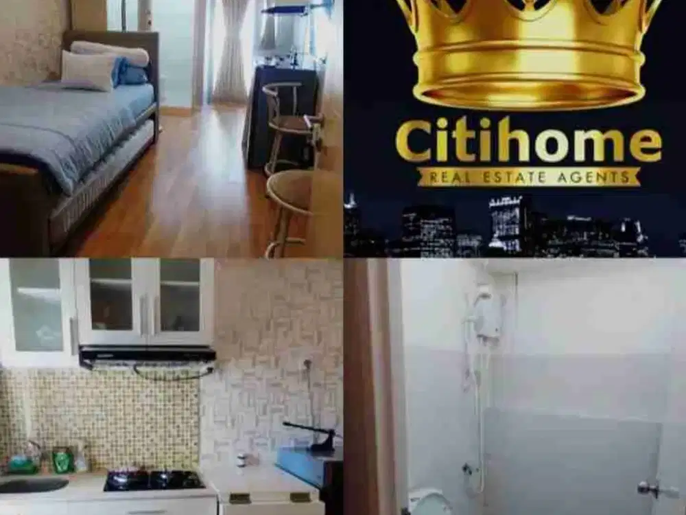 sewa bulanan studio furnish apartemen educity by citihome