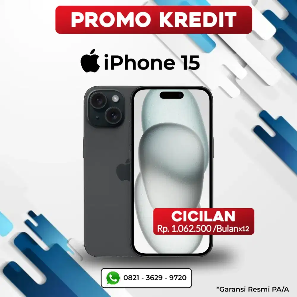 PROMO KREDIT IPHONE 15 128GB BUNGA 0%