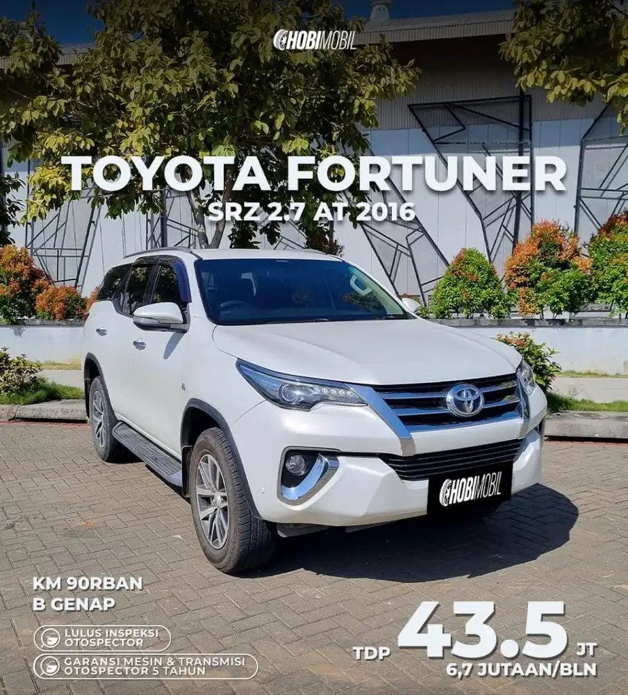 Fortuner 2.7 SRZ Bensin AT 2016