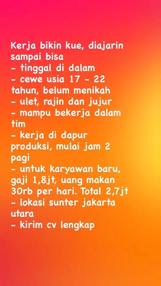 Produksi bakery
