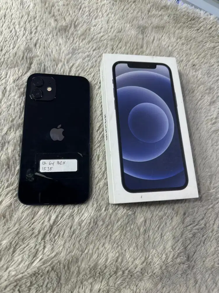 Iphone 12 64 gb ibox fullset murah