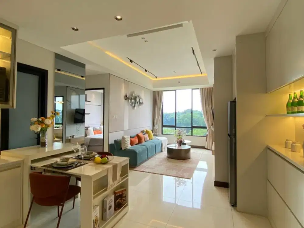 Dijual Apartemen Low Rise Furnished Baru di Casa Como Shila Sawangan