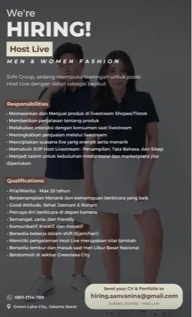 Host Live Streaming Fashion