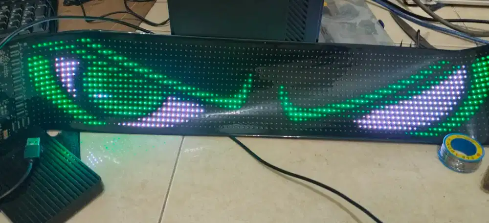 Running Text LED flexible warna