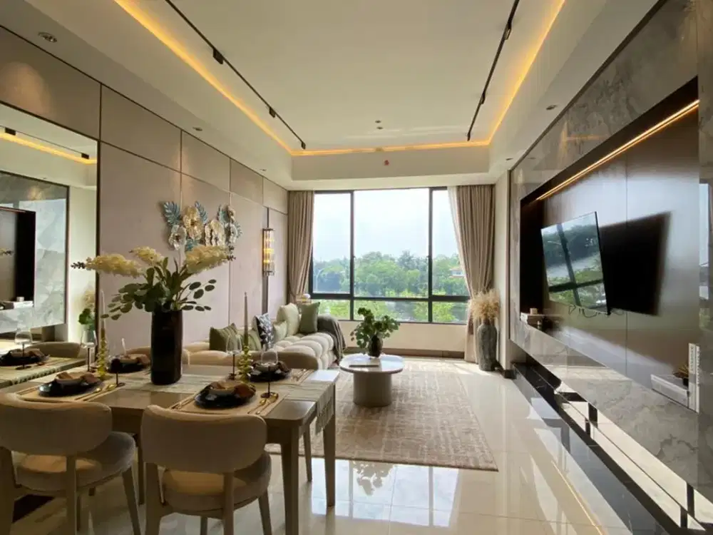 Dijual Apartemen Low Rise Furnished Baru di Casa Como Shila Sawangan