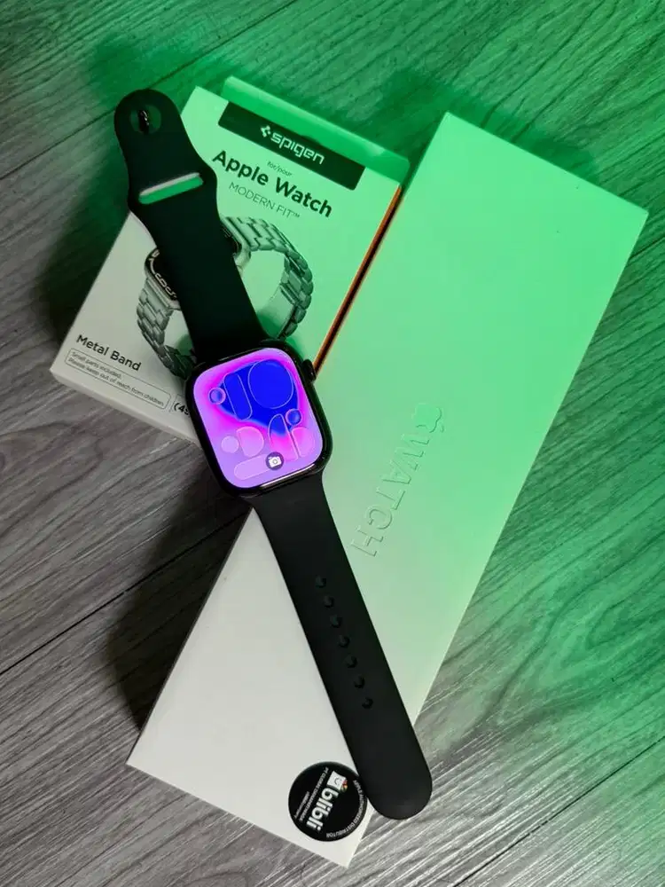 Apple Watch Series 11 46mm Jetblack Garansi Resmi Blibli Mulus Nominus