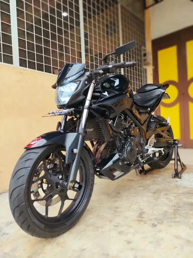 Yamaha MT25 / MT 25 2016, Black Premium Metalic, Unit Mulus Terawat.
