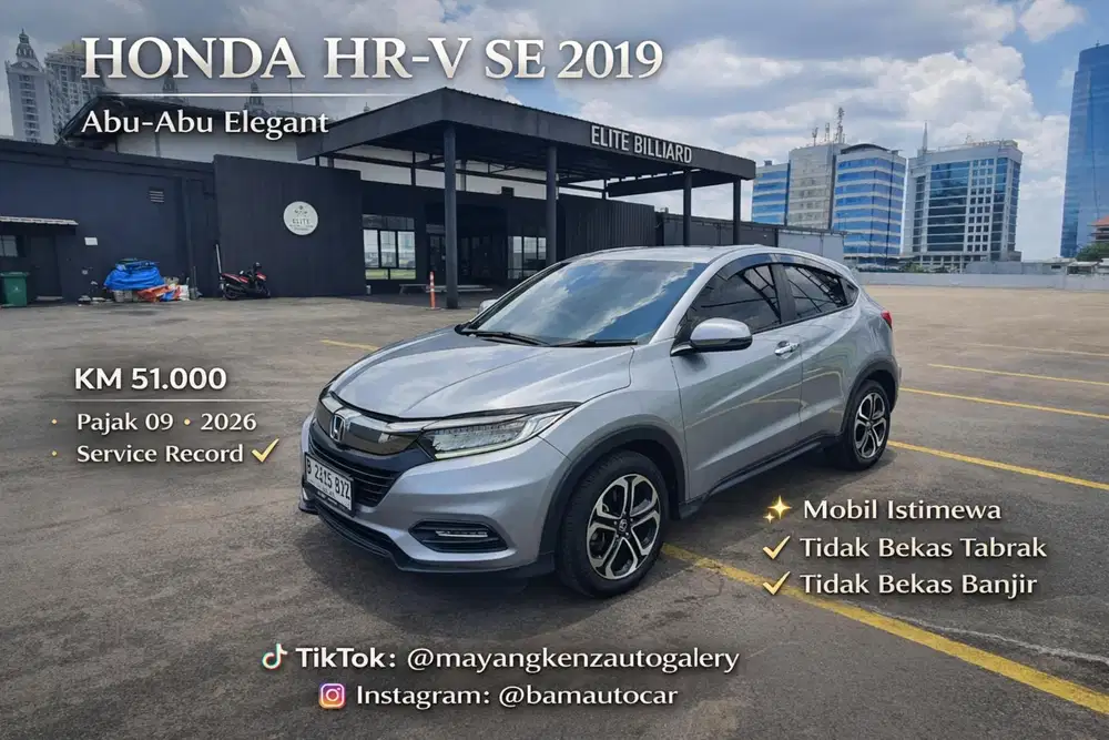 Honda HRV SE 2019 KM ASLI