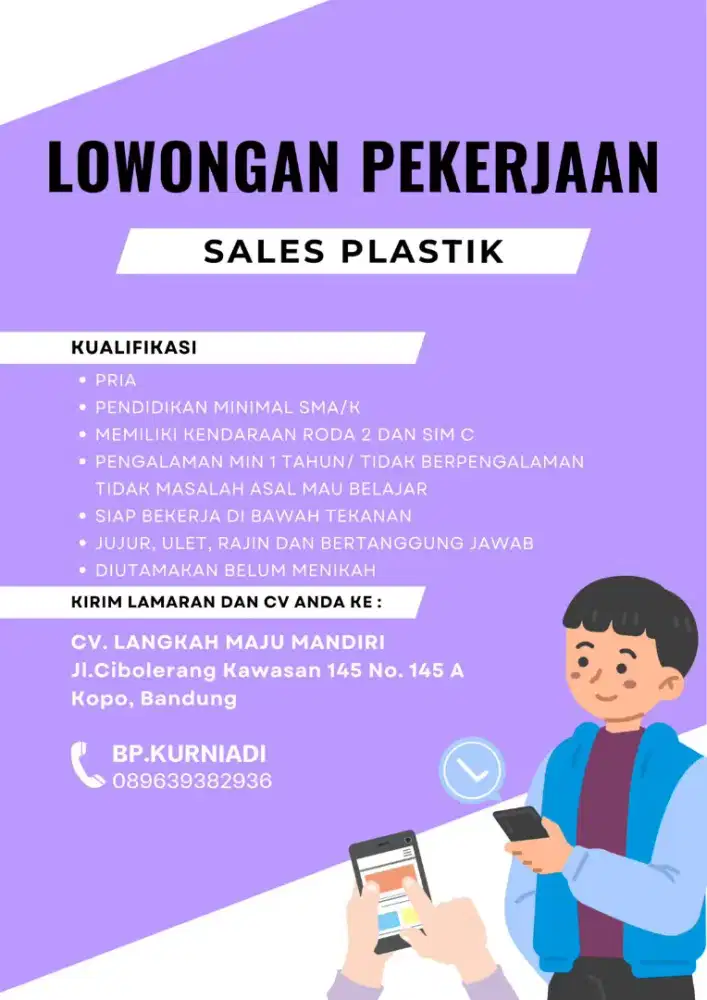 lowongan kerja sales