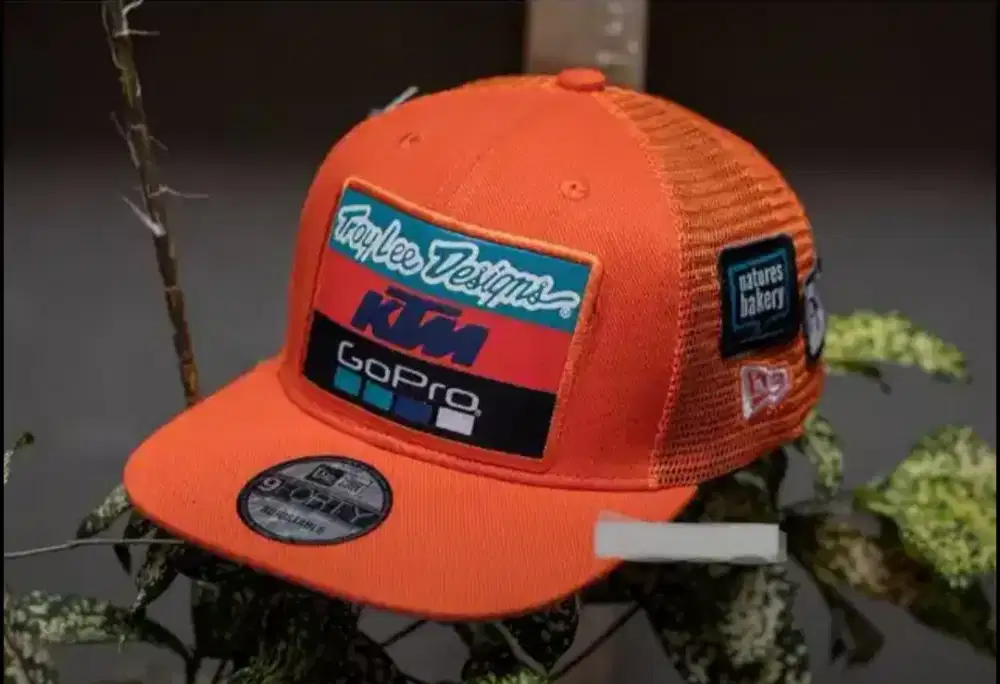 Topi ktm racing orange
