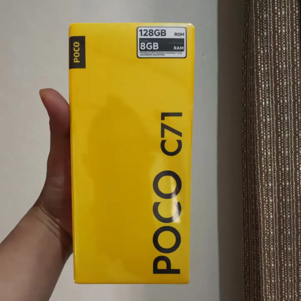 XIAOMI POCO C71 4GB/128GB BARU SEGEL BOX GARANSI RESMI