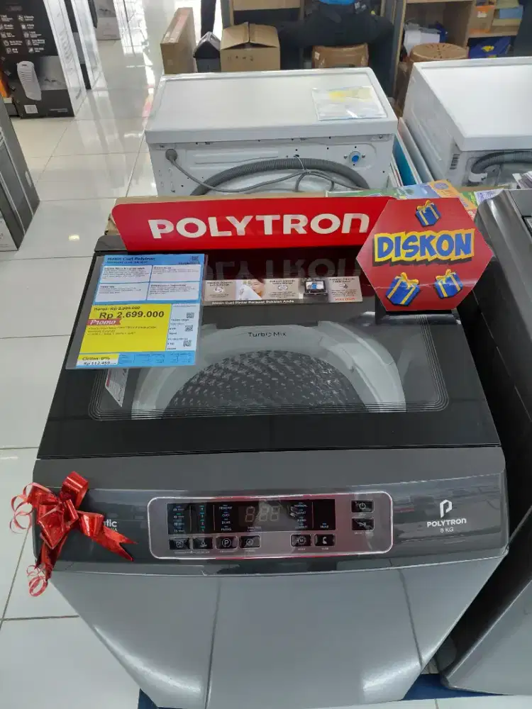 Mesin Cuci POLYTRON 8KG 330 watt
