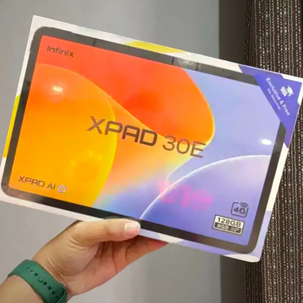 INFINIX XPAD 30E 4G 4GB/128GB BARU SEGEL BOX GARANSI RESMI