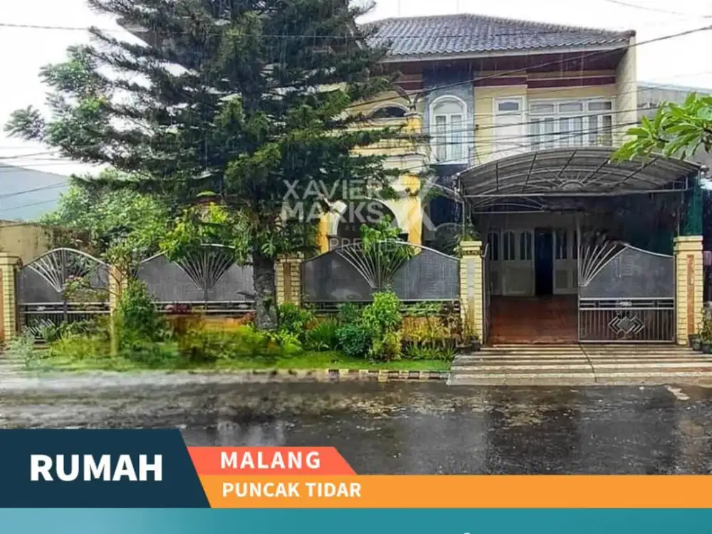 Dijual Rumah Terawat Dekat Pusat Kota di Puncak Tidar Malang