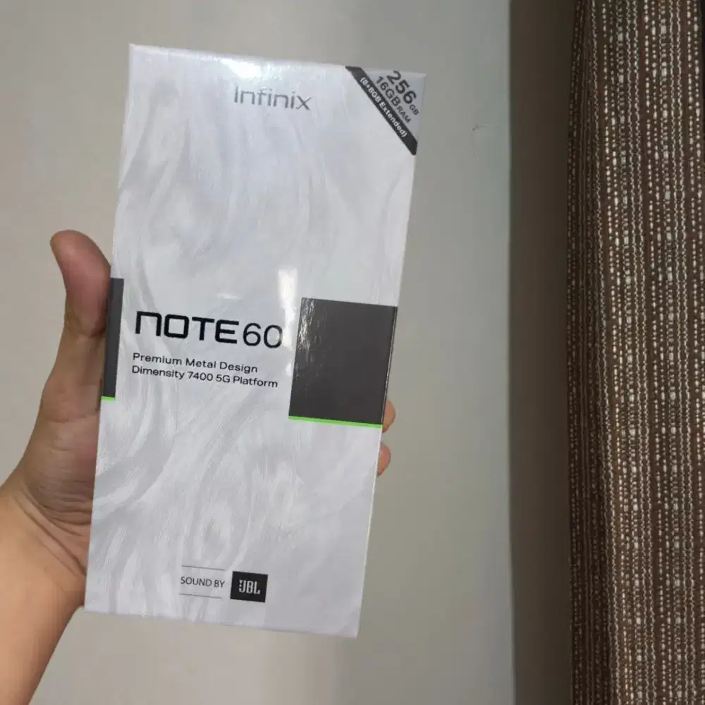 INFINIX NOTE 60 5G 8GB/256GB BARU SEGEL BOX GARANSI RESMI
