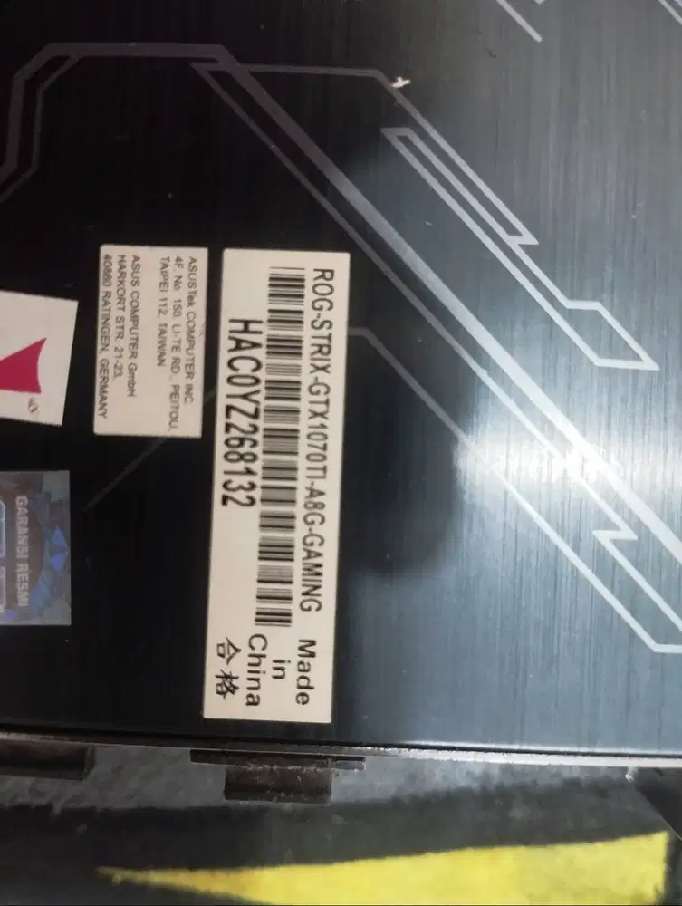 GTX 1070 TI STRIX GAMING