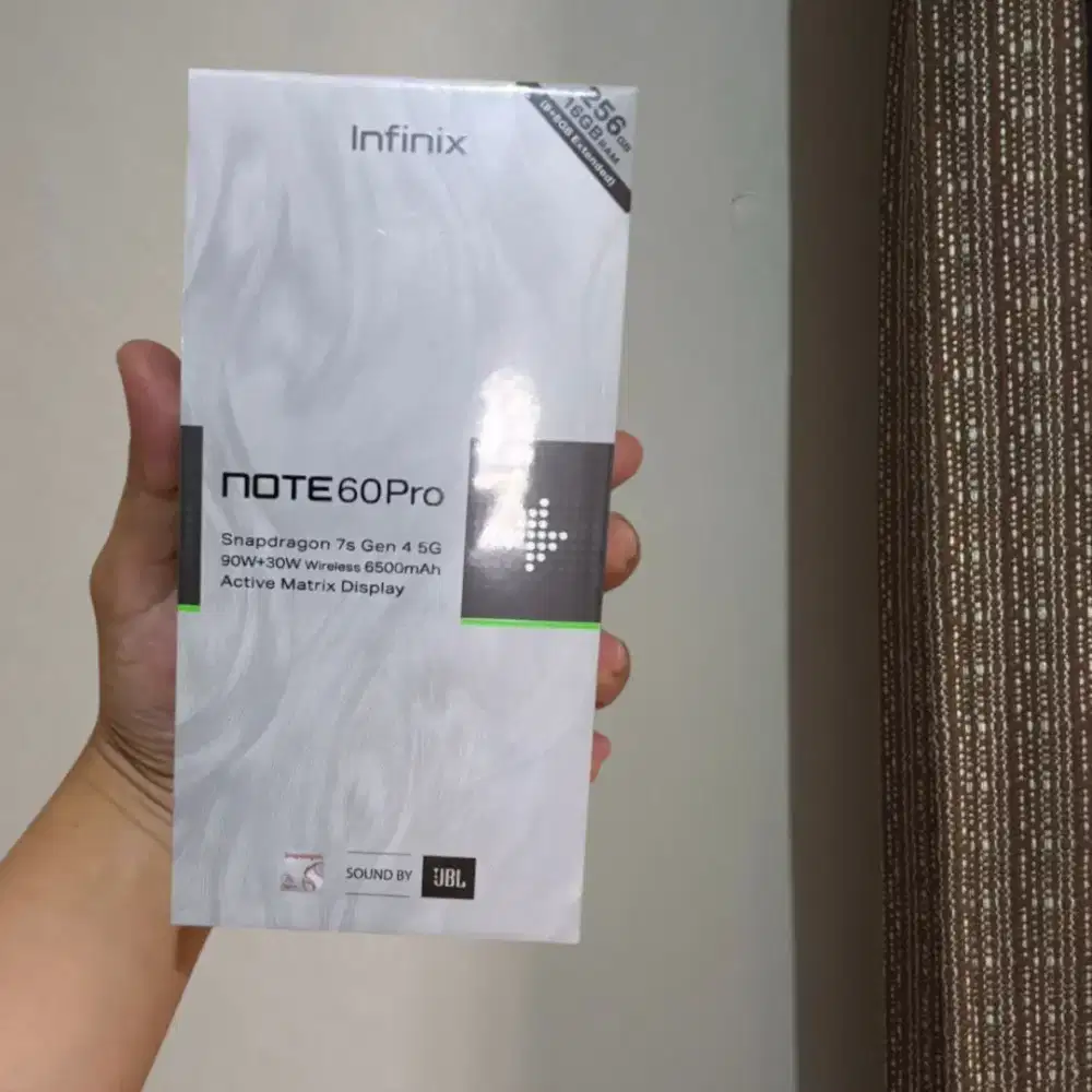 INFINIX NOTE 60 PRO 5G 8GB/256GB BARU SEGEL BOX GARANSI RESMI