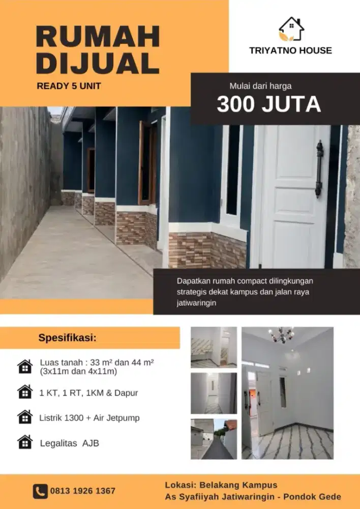 Di jual Rumah 5 unit