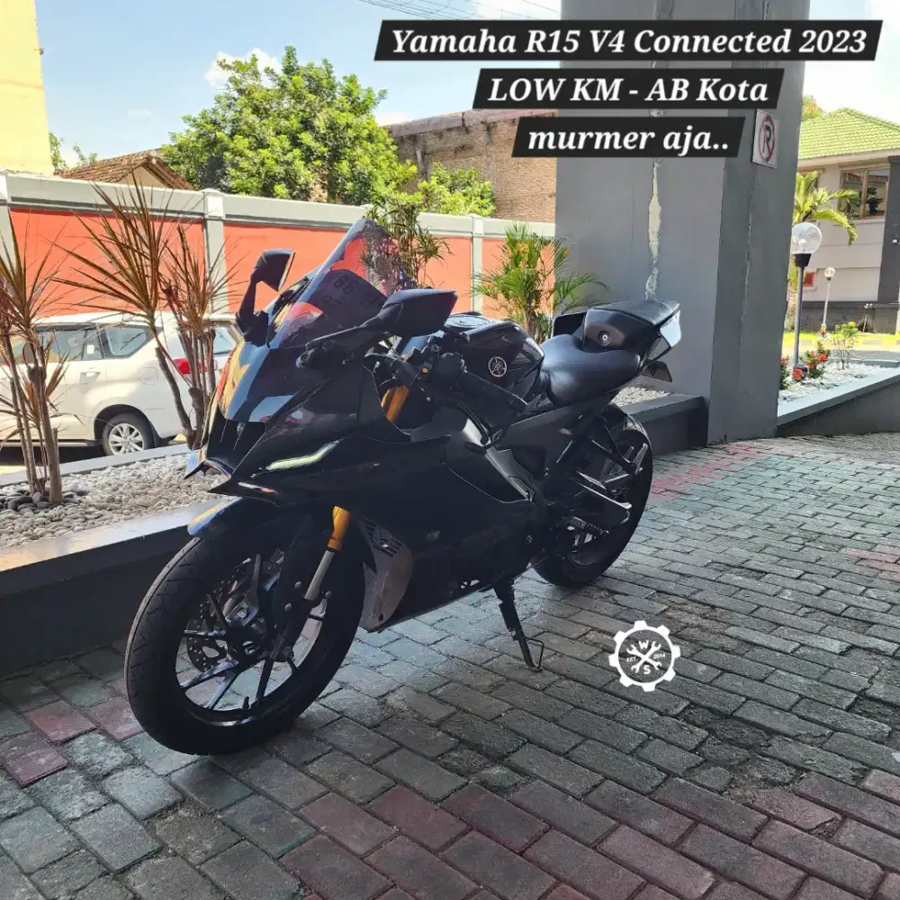 Yamaha R15 V4 Connected 2023 AB Kota Low KM Variasi Modif Tipis