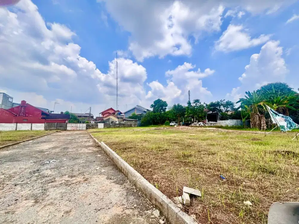 Bebas Banjir - Tanah Kavling SHM 200 Jutaan - 10 Menit Tol Tambun