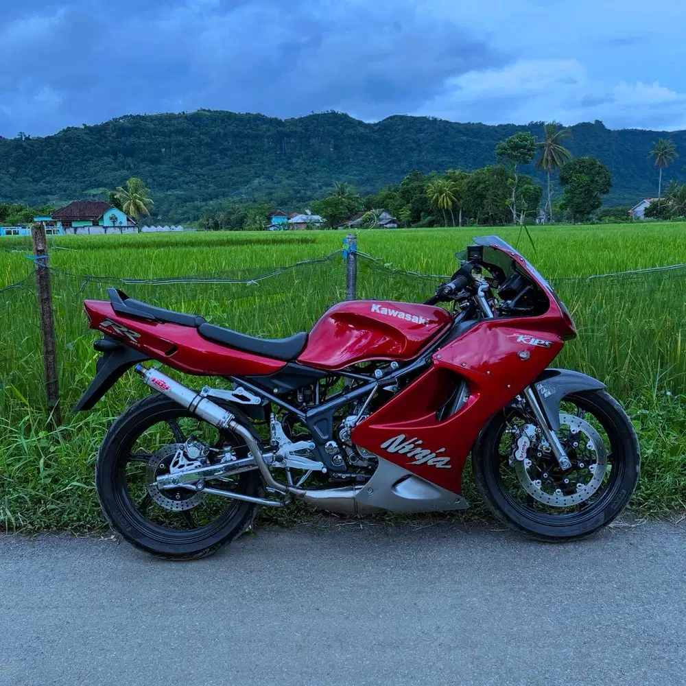 Kawasaki ninja rr 2008 maroon lengkap pajak on