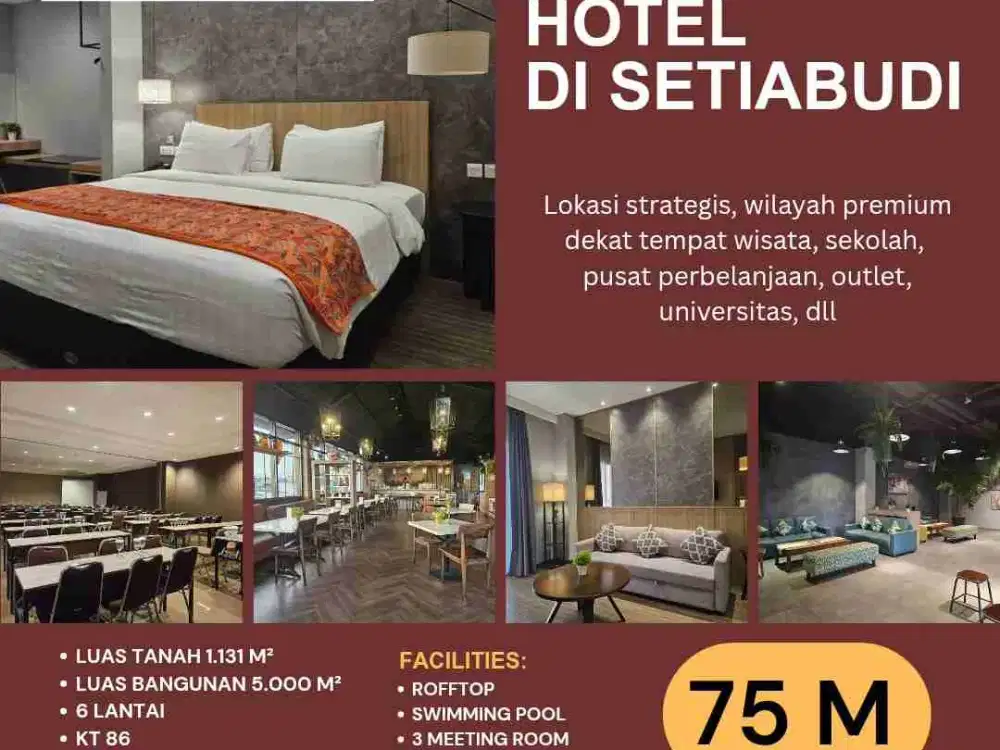 Dijual hotel di Setiabudi