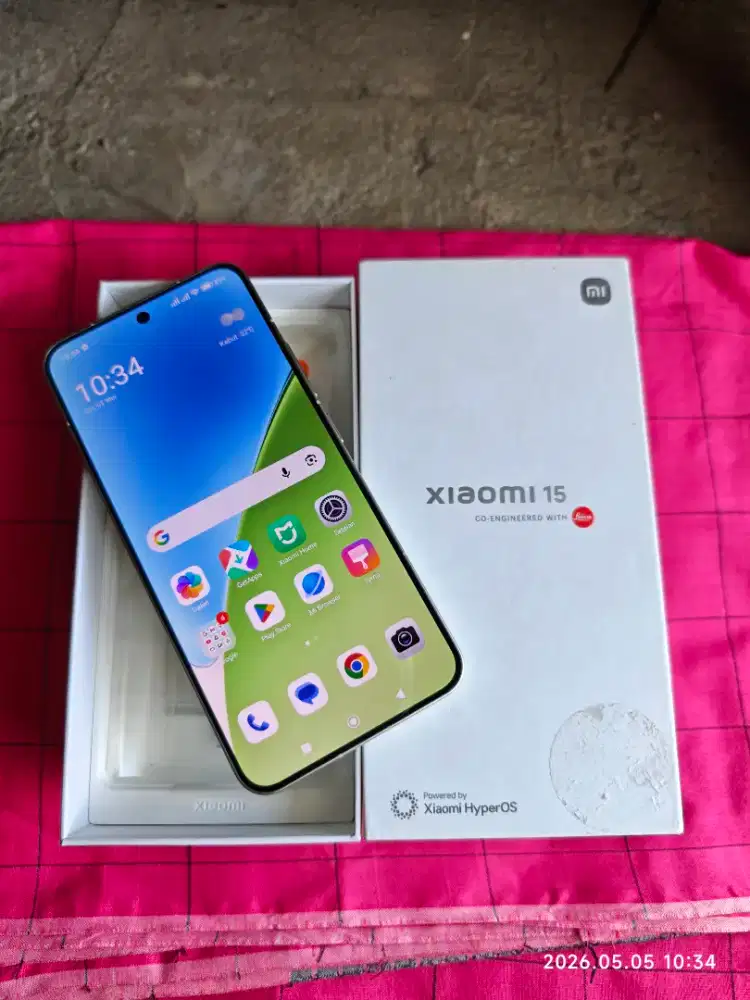 Xiaomi 15 12/256 Fullset ori segel mulus garansi aktif