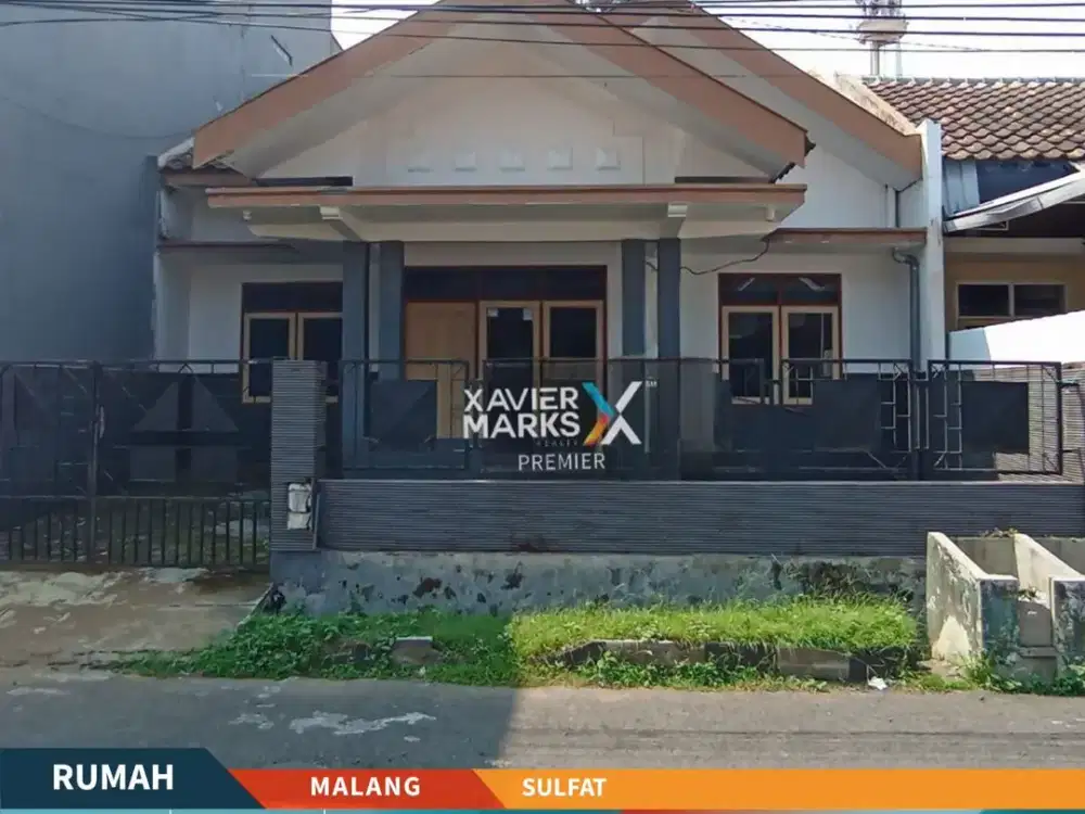Dijual Rumah Dekat Pusat Kota Bangunan Terawat di Taman Sulfat Malang