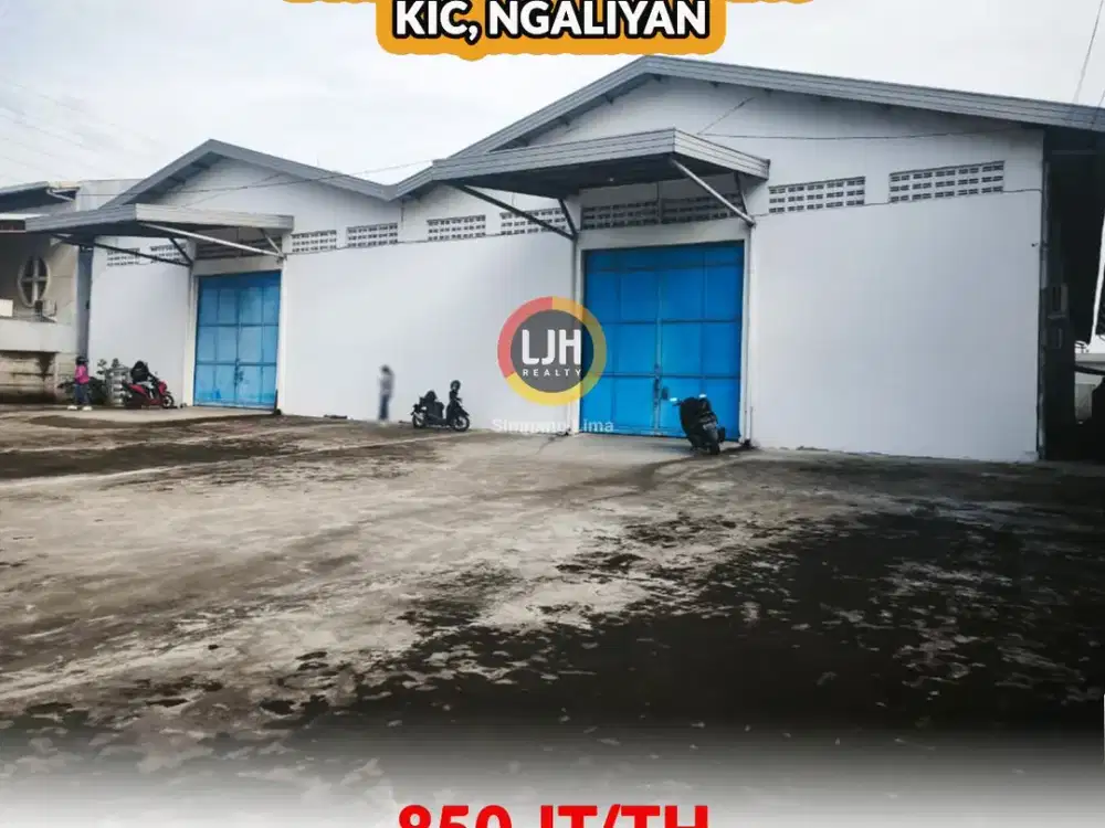 Disewakan Gudang Luas di KIC Ngaliyan Semarang Cocok Untuk Distribusi & Industri