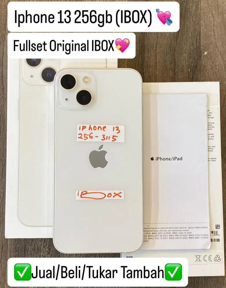 Iphone 13 256 Gb Starlight Resmi ibox
