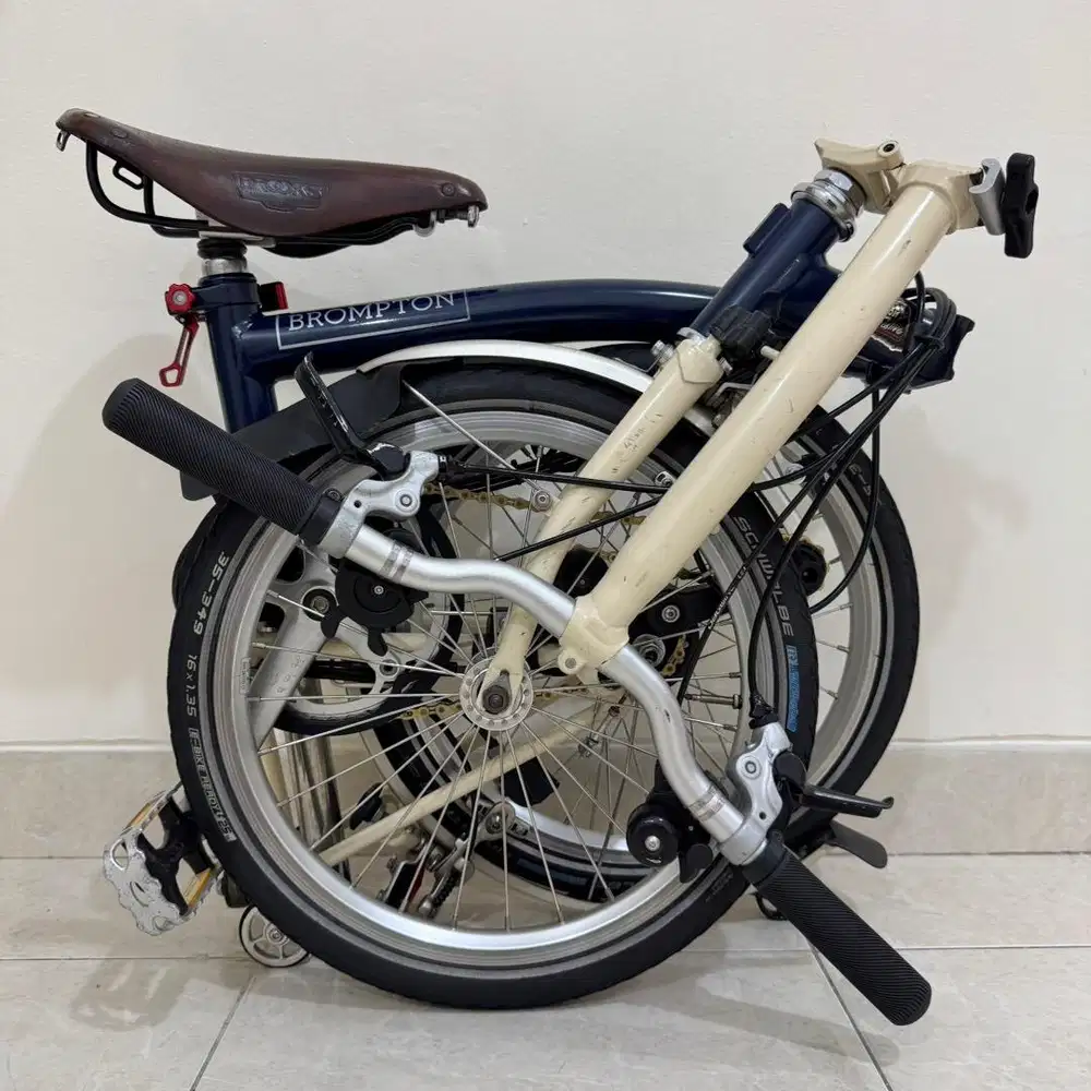 BROMPTON S6L TEMPEST BLUE IVORY 2015 - FAIR CONDITION