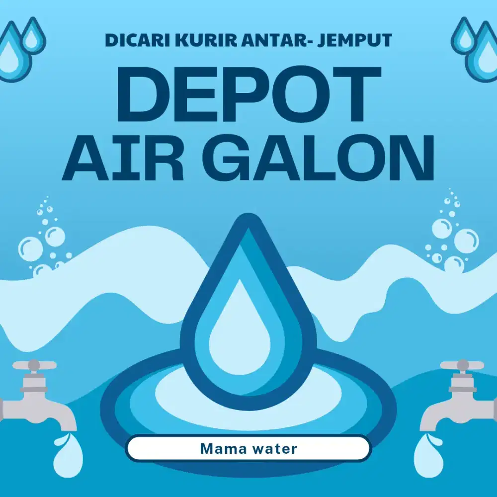 Cari pegawai antar galon Bandung