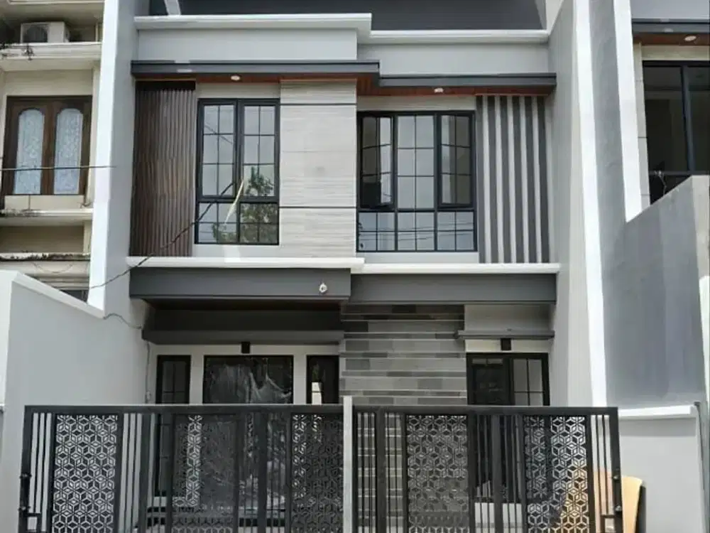DIJUAL PERUMAHAN ARAYA MINIMALIS KONTEMPORER ROW 3 MOBIL DOUBLE WAY CN71