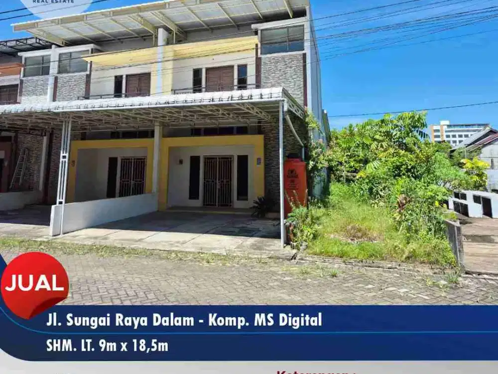Dijual cepat rumah 2lt di Serdam - Posisi tepi dan extra tanah