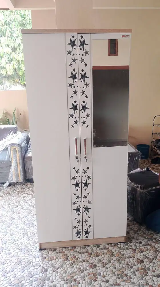 LEMARI PAKAIAN 2 PINTU SUPER