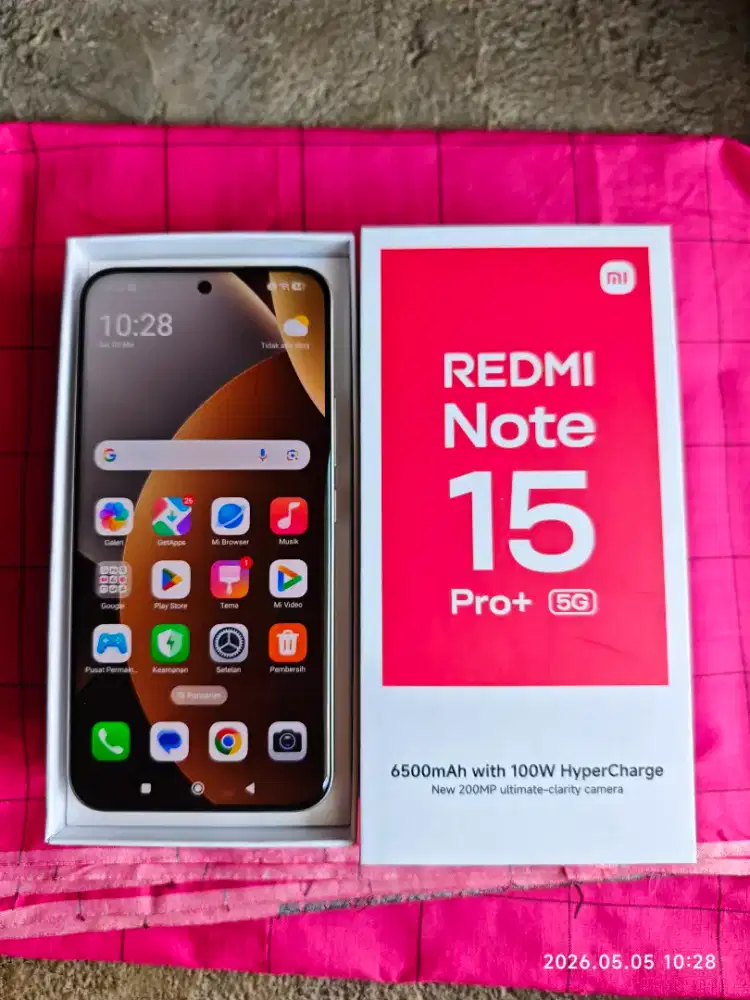 Redmi Note 15 Pro Plus 5G 12/512 Fullser ori segel mulus garansi On