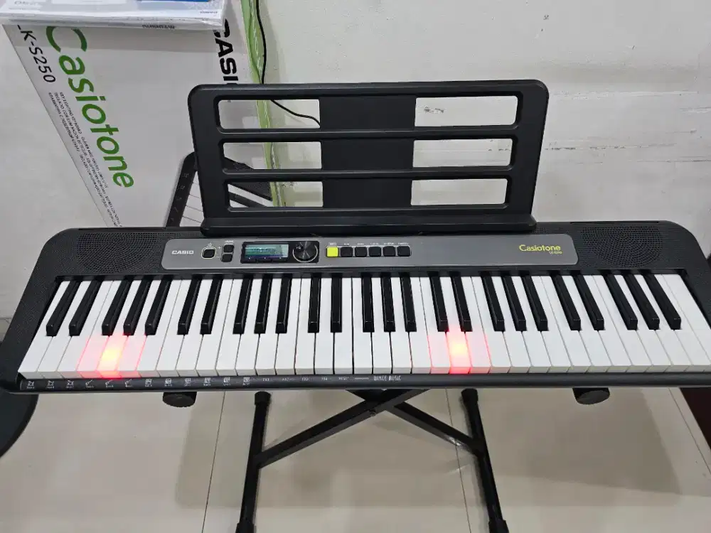 Casio LK-S250 LKS250 lengkap mulus like new