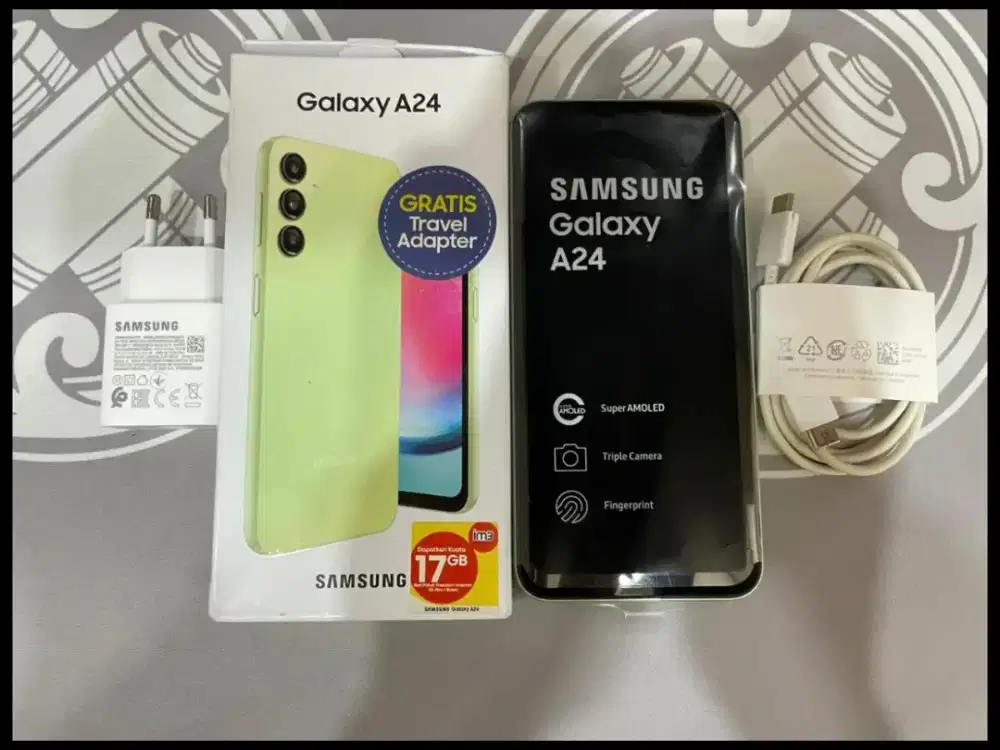 Samsung Galaxy A24 128GB Second Warna Light Green – SECOND NORMAL