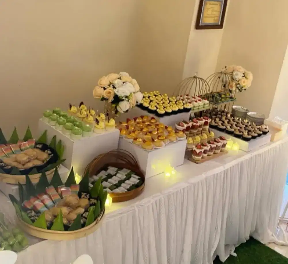 snack corner event wedding, arisan, ultah dll