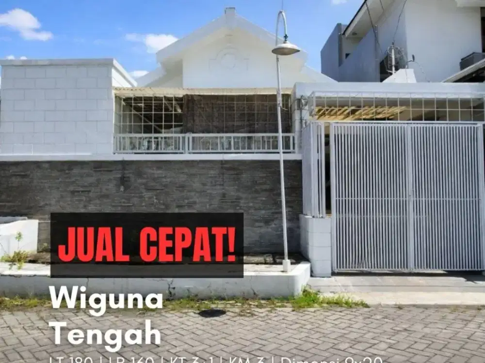 JUAL CEPAT! Rumah wiguna tengah