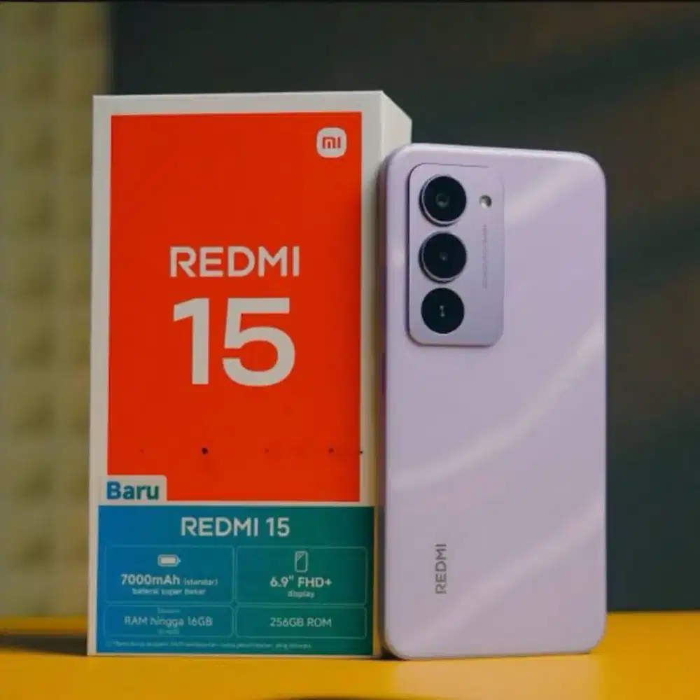 Redmi 15 8/256 Free undian setiap kali pembelian