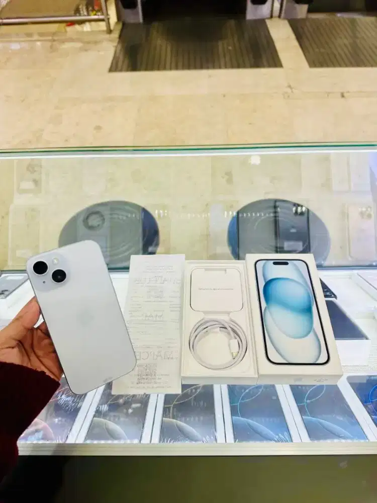 iPhone 15 128 GB Blue  BH 90%, Garansi sd 21 Maret 2026 iBox Resmi