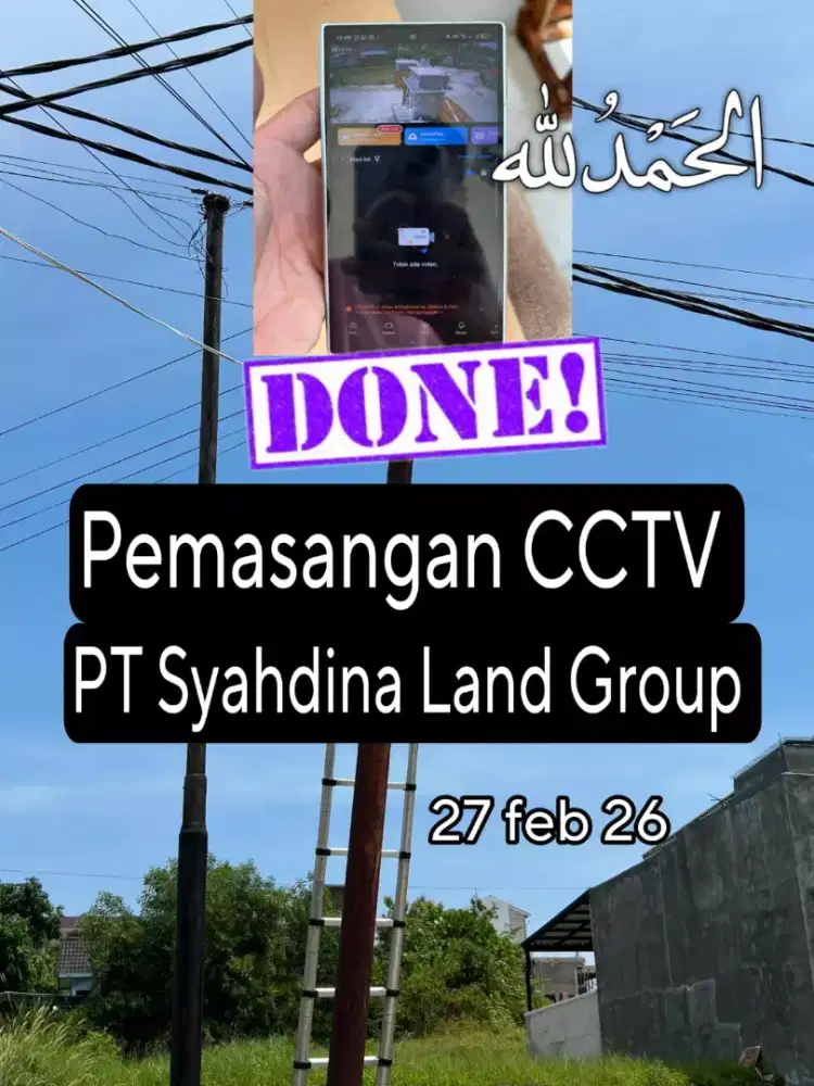 CAMERA CCTV ONLINE DIHP TANPA KABEL SIAP PASANG