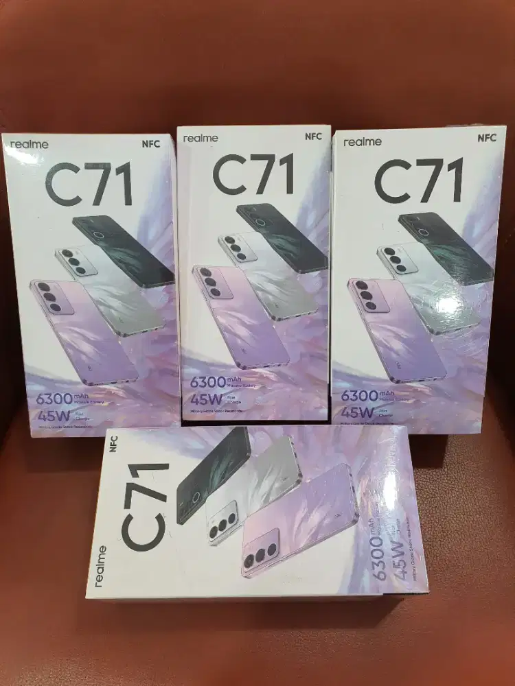 Realme C71 8/128GB Baru Murah Resmi Bergaransi 1 Tahun Bonus Case & AG